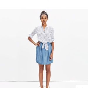 Madewell Faded Indigo Skirt
